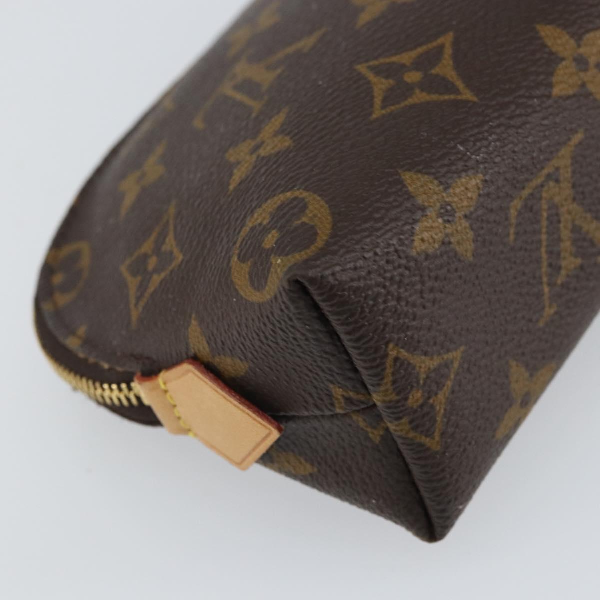 LOUIS VUITTON Monogram Pochette Cosmetic PM Pouch M43998 LV Auth hk3241