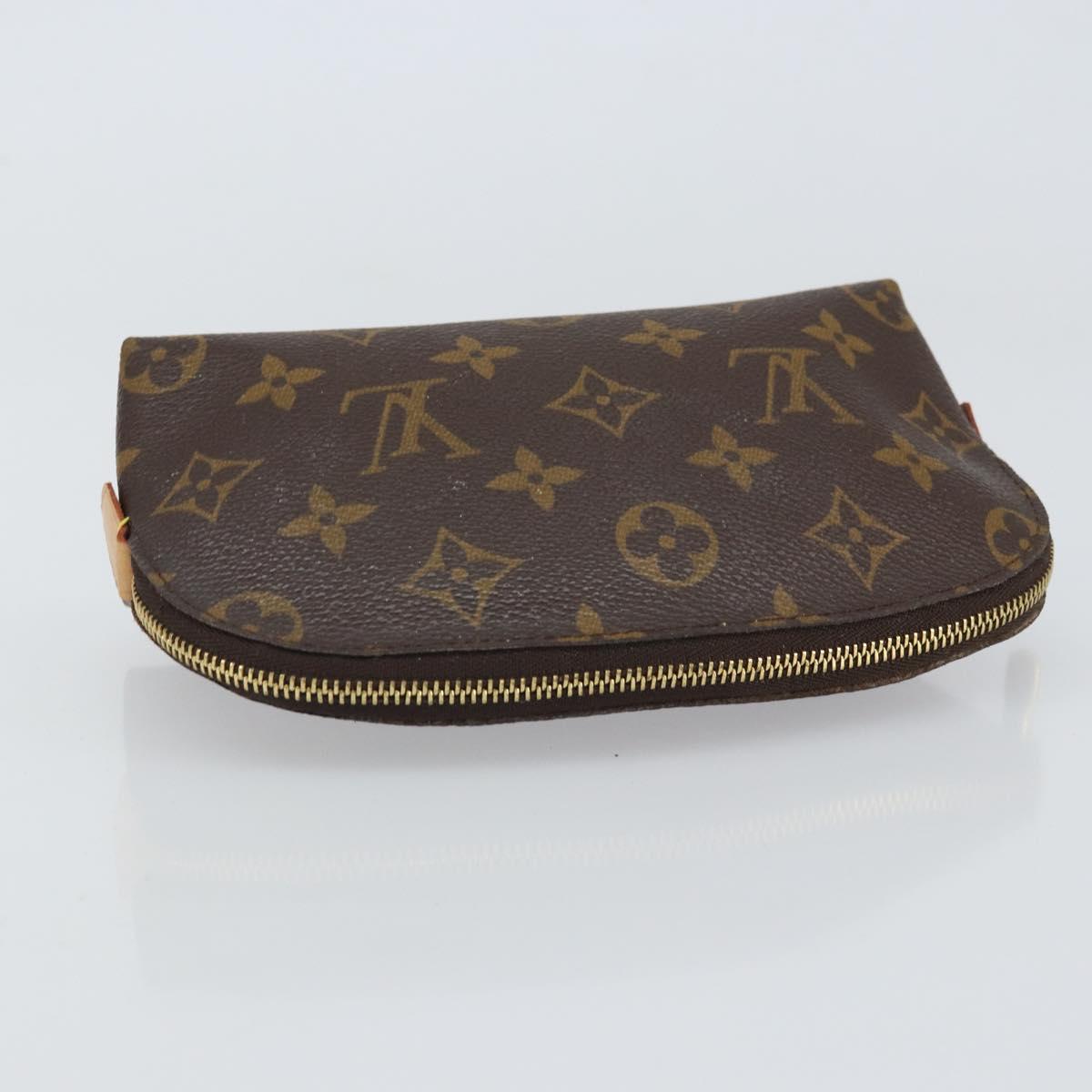 LOUIS VUITTON Monogram Pochette Cosmetic PM Pouch M43998 LV Auth hk3241