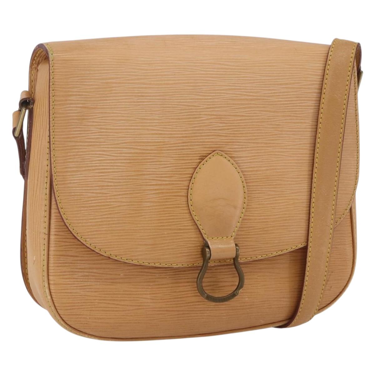 LOUIS VUITTON Epi Saint Cloud GM Shoulder Bag Beige M52196 LV Auth hk3269