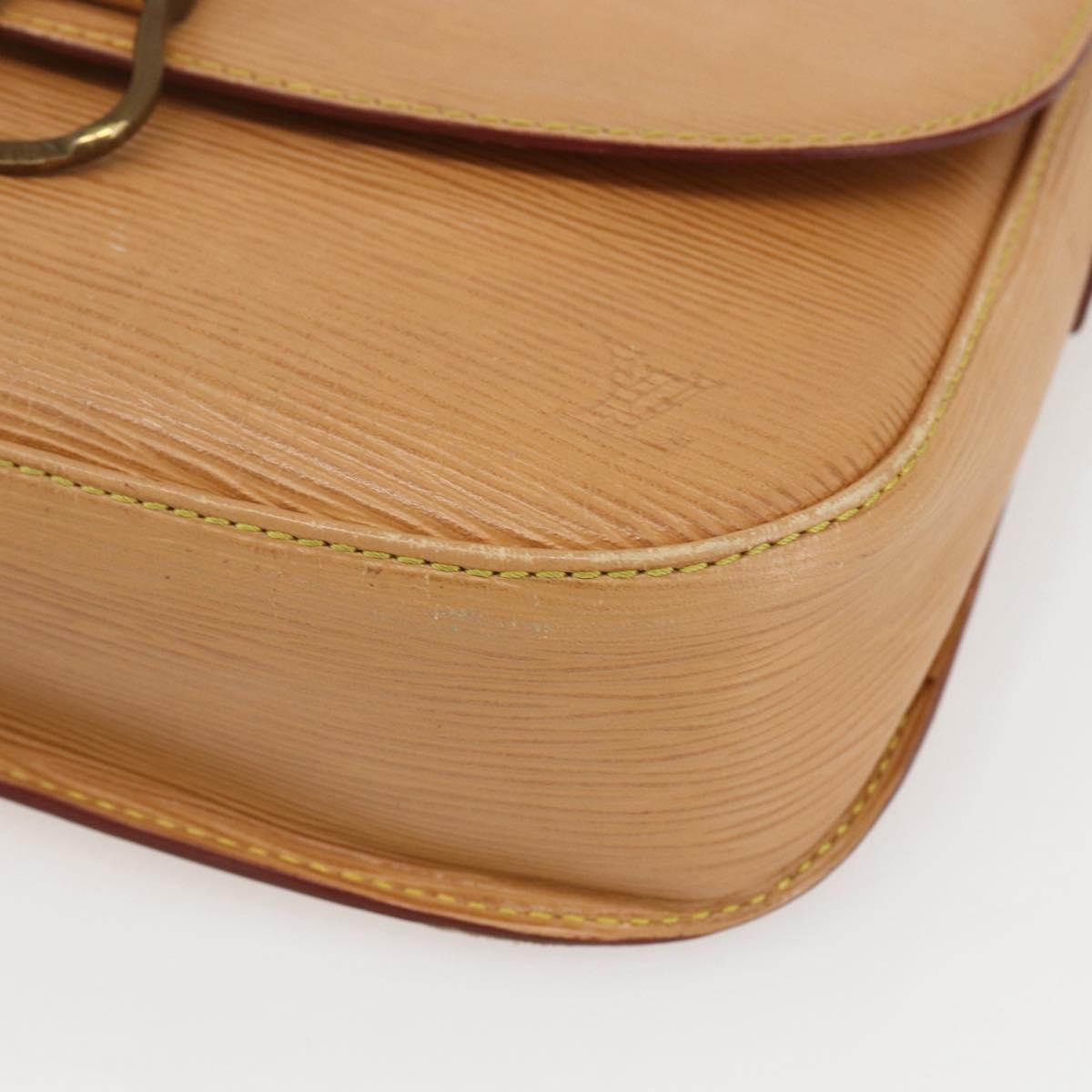 LOUIS VUITTON Epi Saint Cloud GM Shoulder Bag Beige M52196 LV Auth hk3269