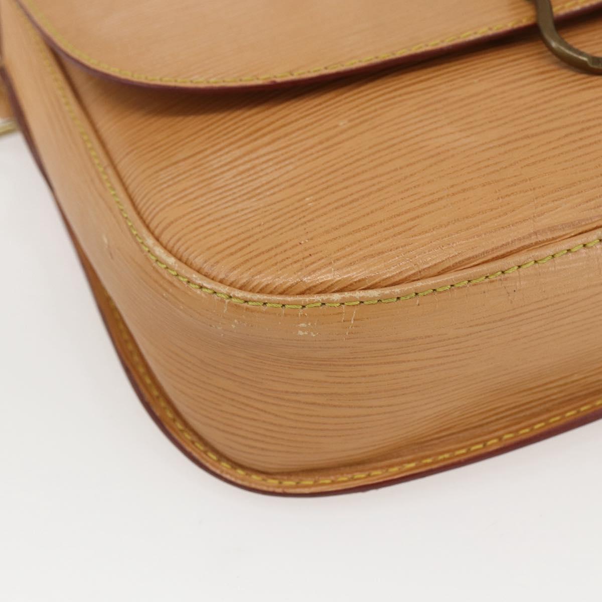 LOUIS VUITTON Epi Saint Cloud GM Shoulder Bag Beige M52196 LV Auth hk3269