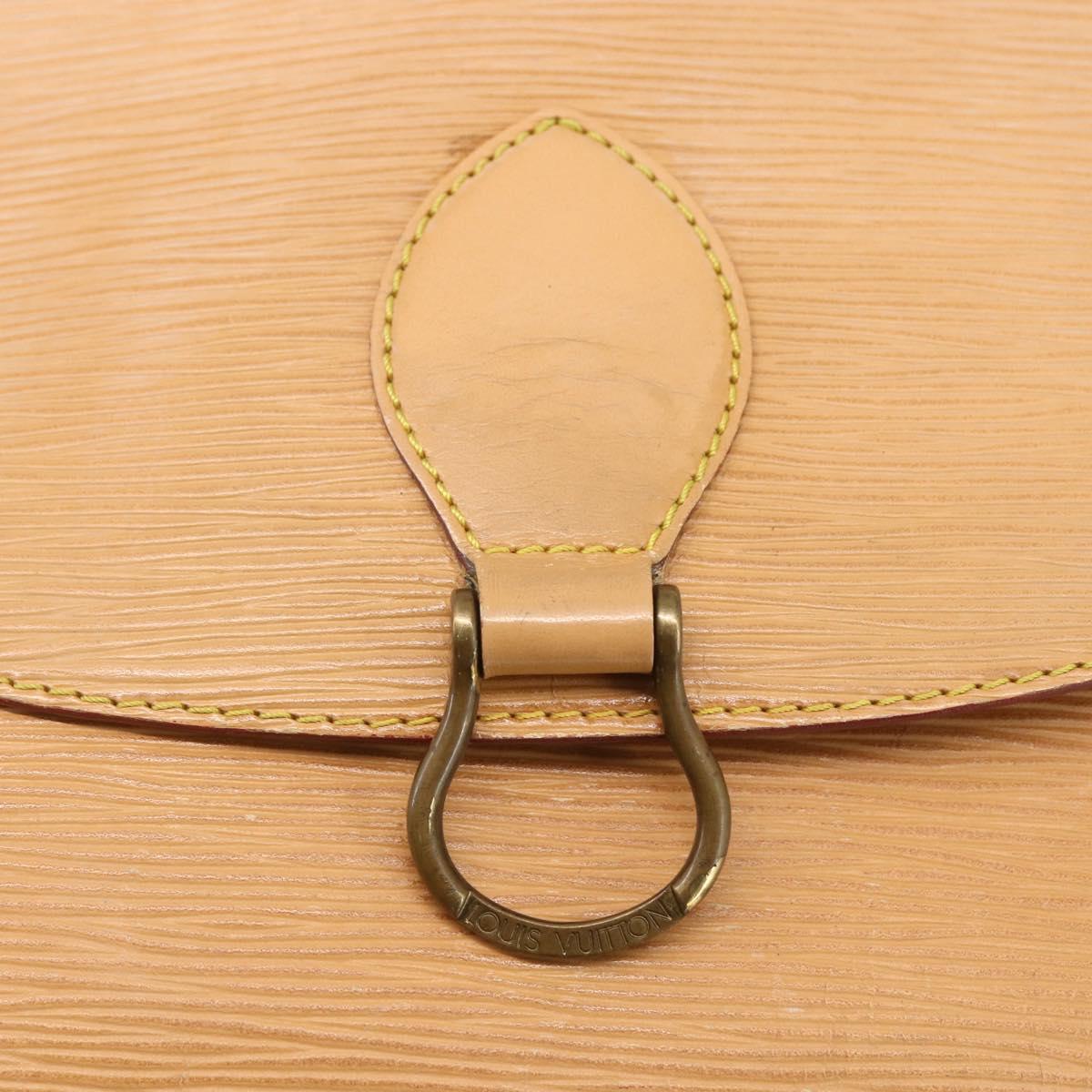 LOUIS VUITTON Epi Saint Cloud GM Shoulder Bag Beige M52196 LV Auth hk3269