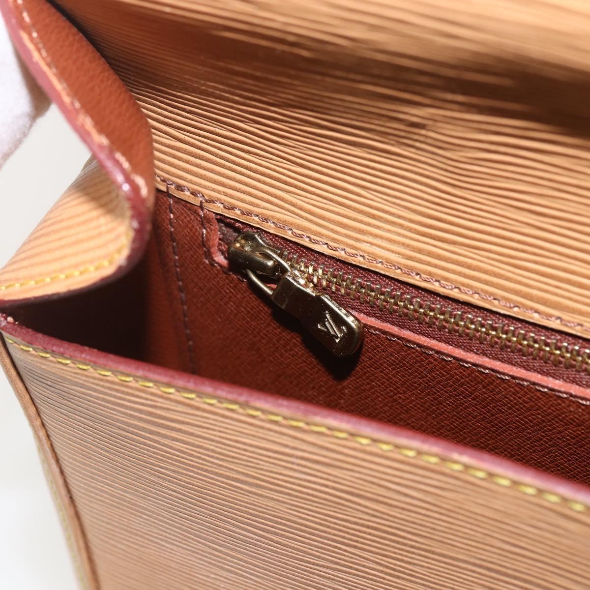 LOUIS VUITTON Epi Saint Cloud GM Shoulder Bag Beige M52196 LV Auth hk3269