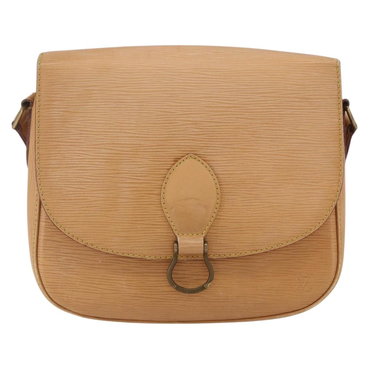LOUIS VUITTON Epi Saint Cloud GM Shoulder Bag Beige M52196 LV Auth hk3269