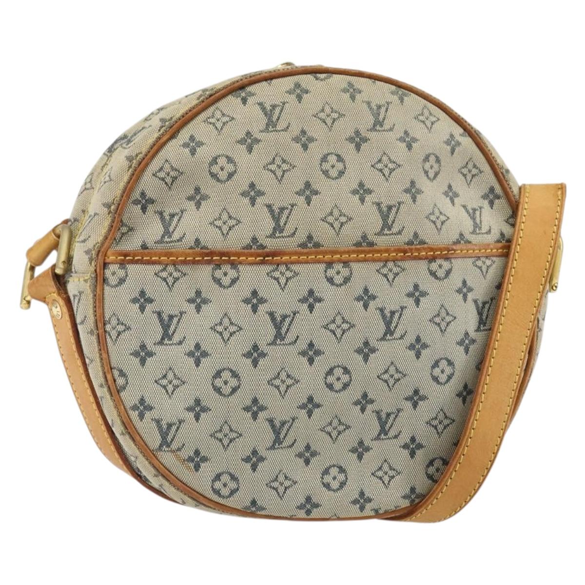 LOUIS VUITTON Monogram Mini Jeanne GM Shoulder Bag Blue M92000 LV Auth hk3271