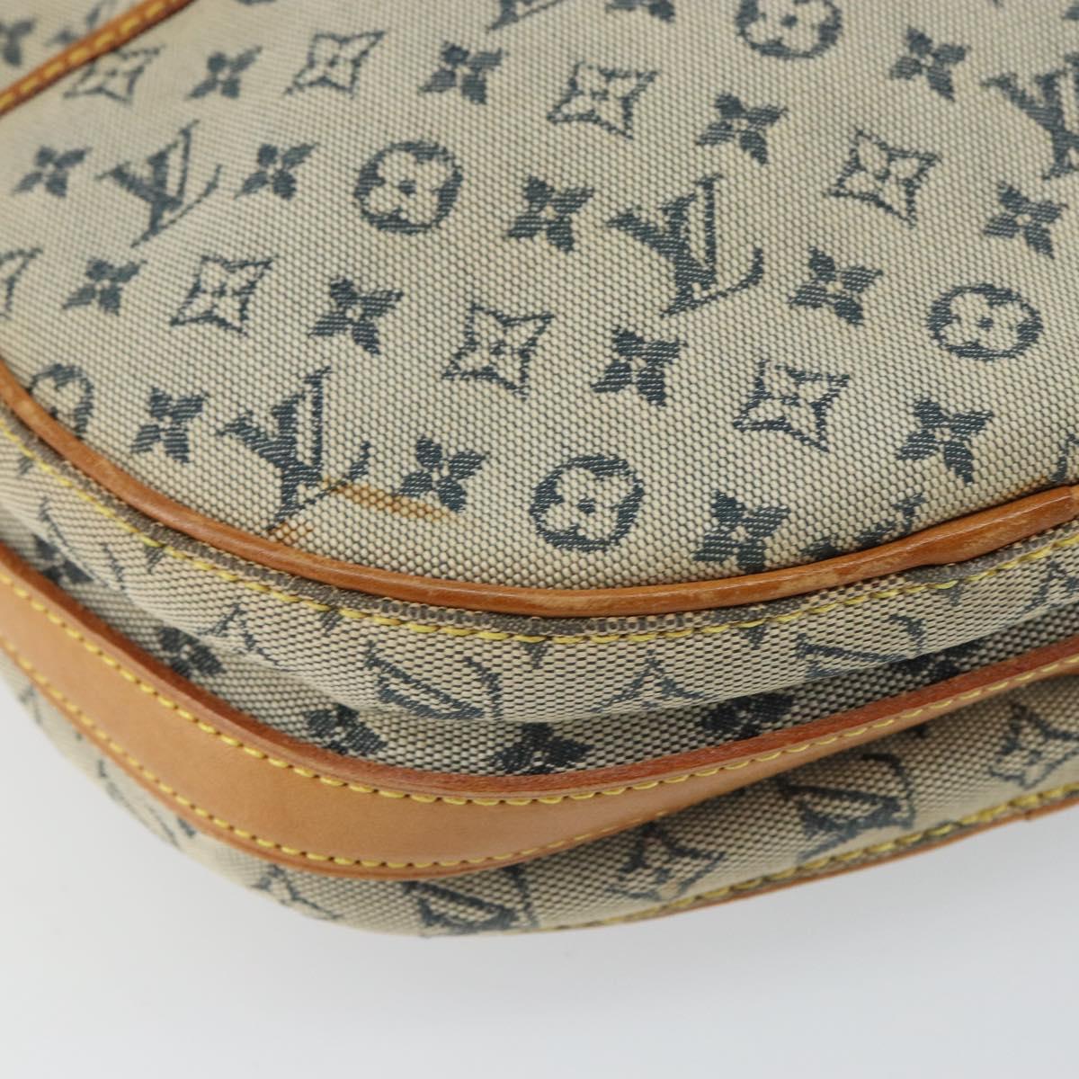 LOUIS VUITTON Monogram Mini Jeanne GM Shoulder Bag Blue M92000 LV Auth hk3271