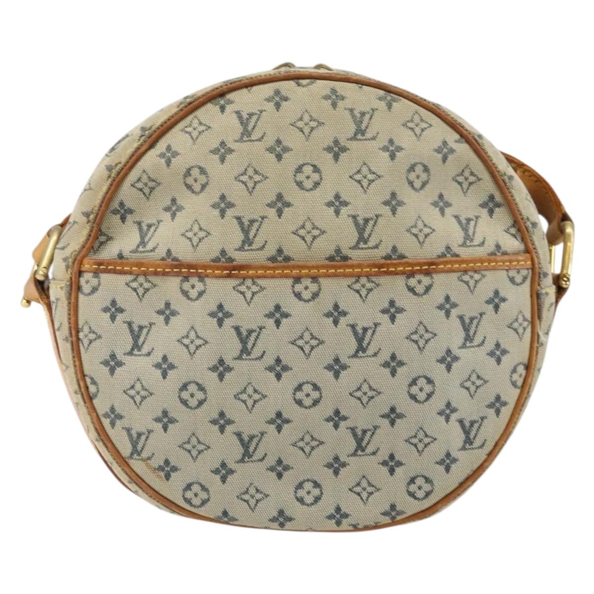 LOUIS VUITTON Monogram Mini Jeanne GM Shoulder Bag Blue M92000 LV Auth hk3271