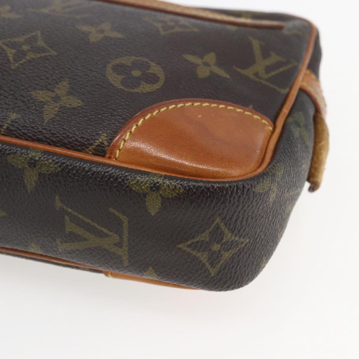 LOUIS VUITTON Monogram Marly Dragonne GM Clutch Bag M51825 LV Auth hk3273