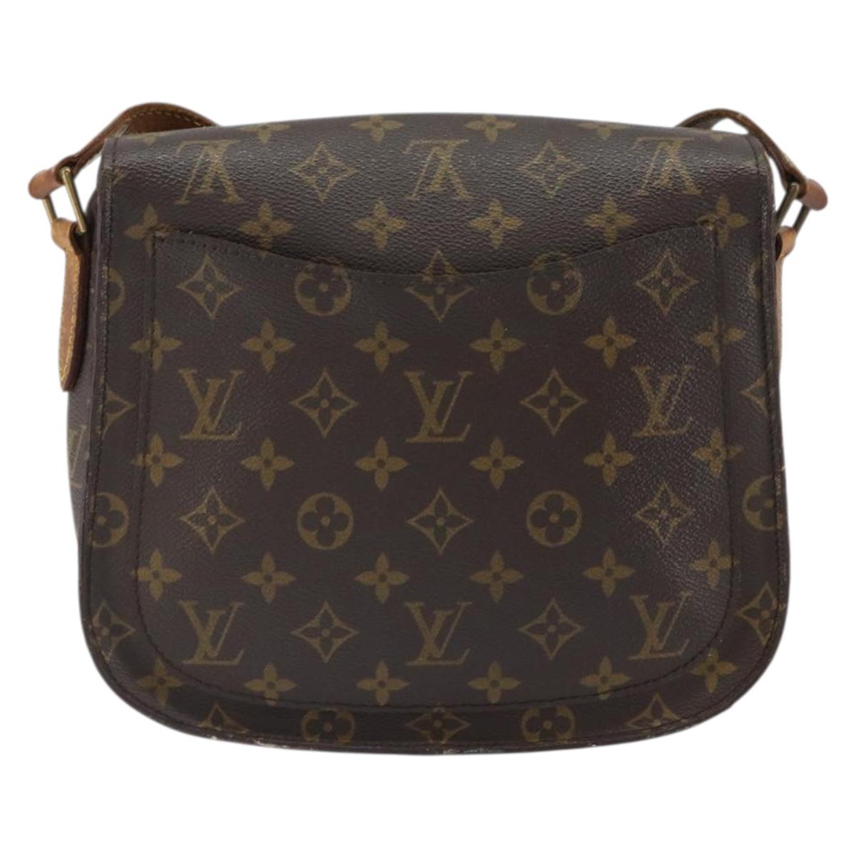 LOUIS VUITTON Monogram Saint Cloud GM Shoulder Bag M51242 LV Auth hk3275