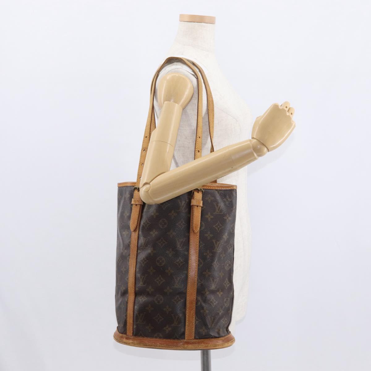 LOUIS VUITTON Monogram Bucket GM Shoulder Bag M42236 LV Auth hk3283