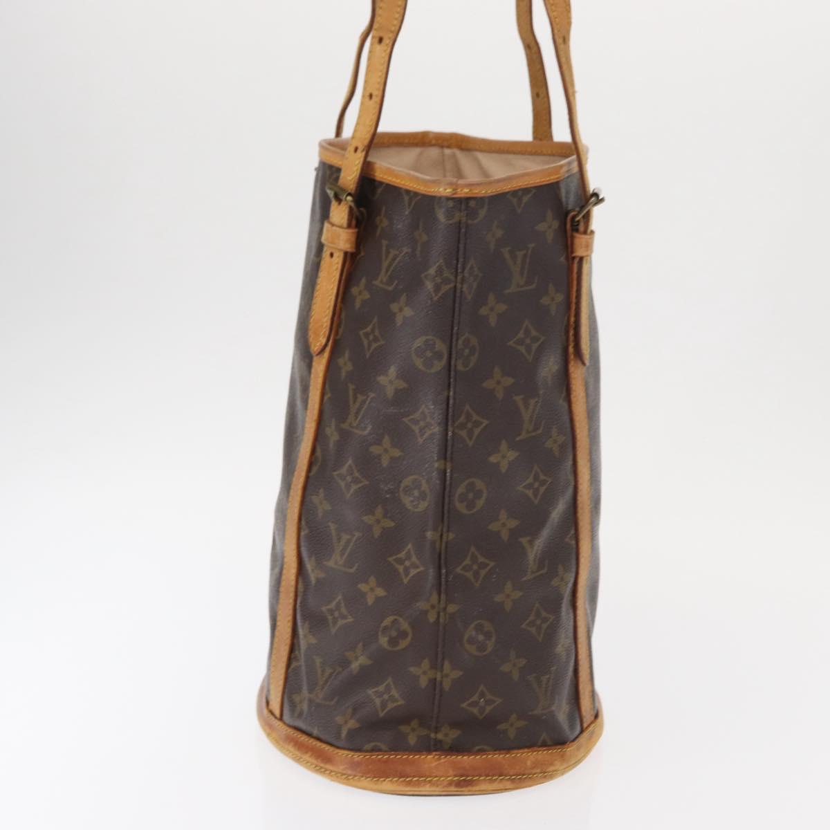 LOUIS VUITTON Monogram Bucket GM Shoulder Bag M42236 LV Auth hk3283