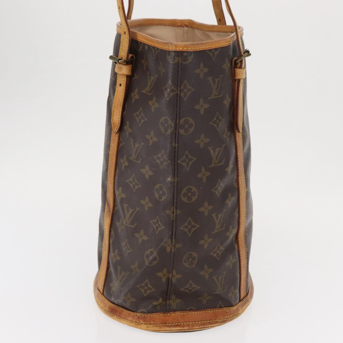 LOUIS VUITTON Monogram Bucket GM Shoulder Bag M42236 LV Auth hk3283