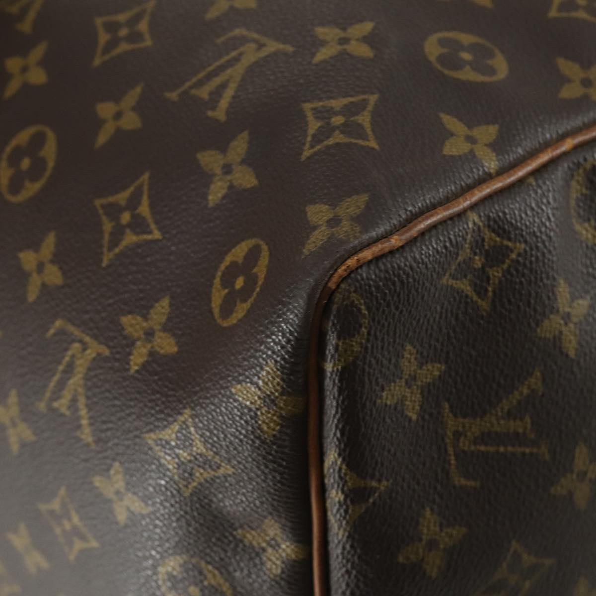 LOUIS VUITTON Monogram Keepall 60 Boston Bag M41422 LV Auth hk3288