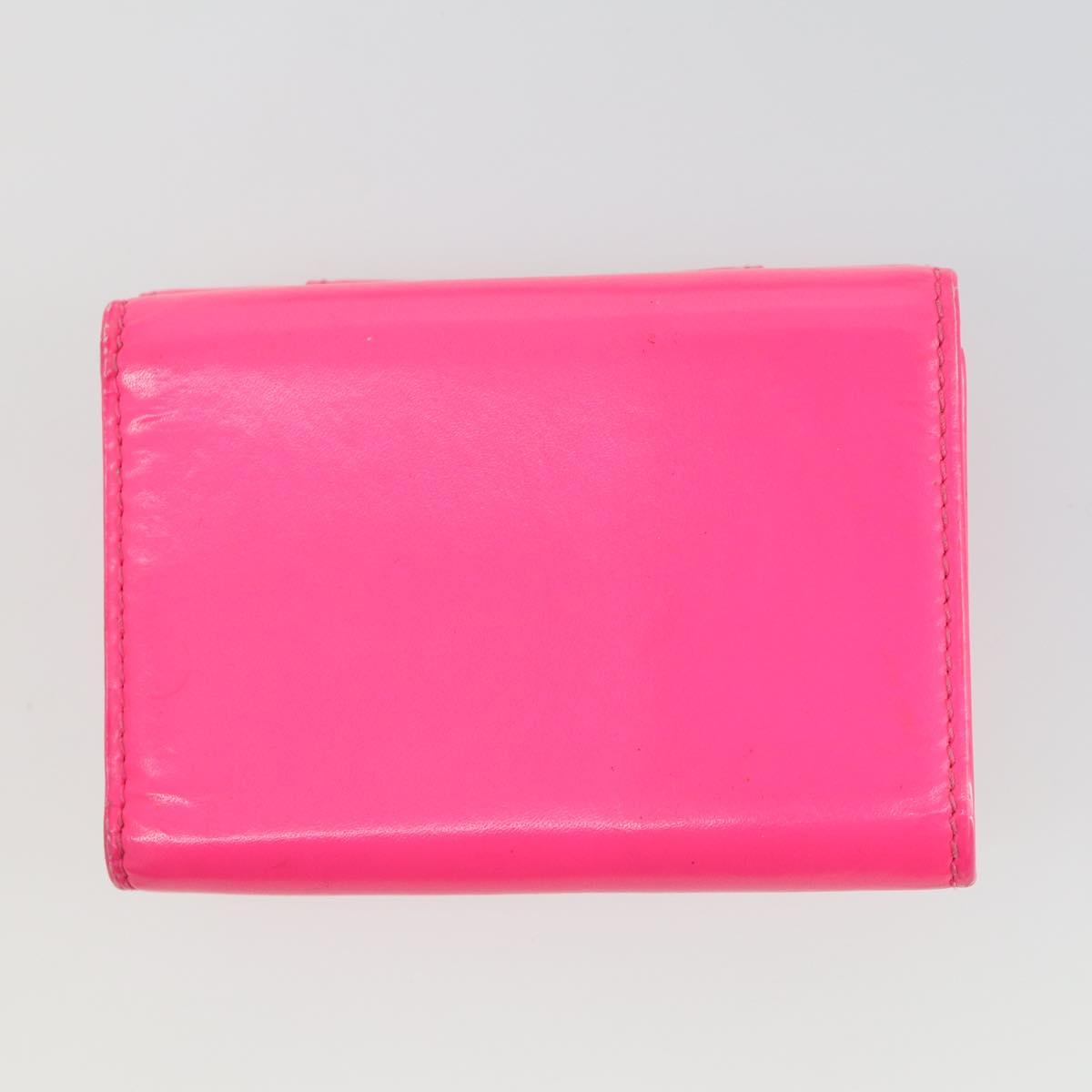 BALENCIAGA Prada Celine Wallet Leather 3 Set Green Pink Navy Auth hk3331