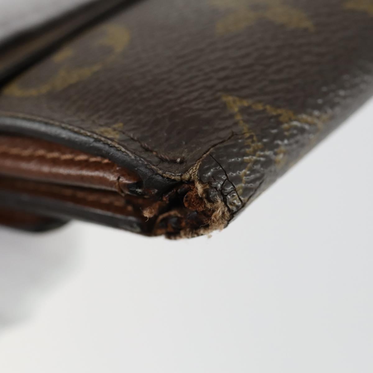 LOUIS VUITTON Monogram Wallet 3 Set LV Auth hk3333
