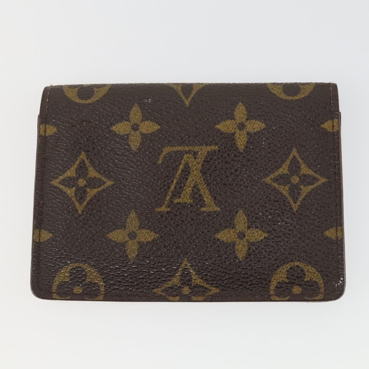 LOUIS VUITTON Monogram Wallet 3 Set LV Auth hk3333