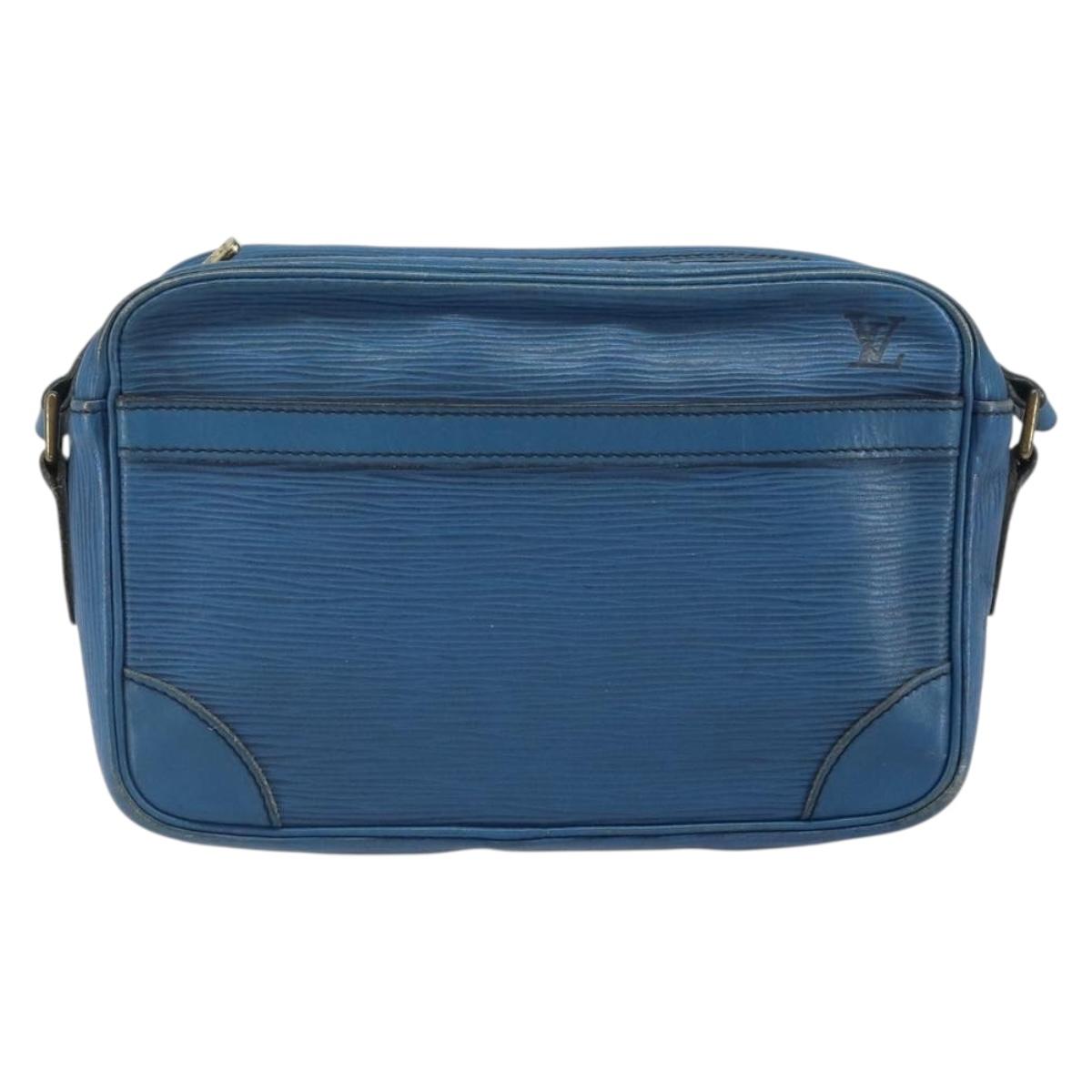 LOUIS VUITTON Epi Trocadero 23 Shoulder Bag Blue M52305 LV Auth hk3354