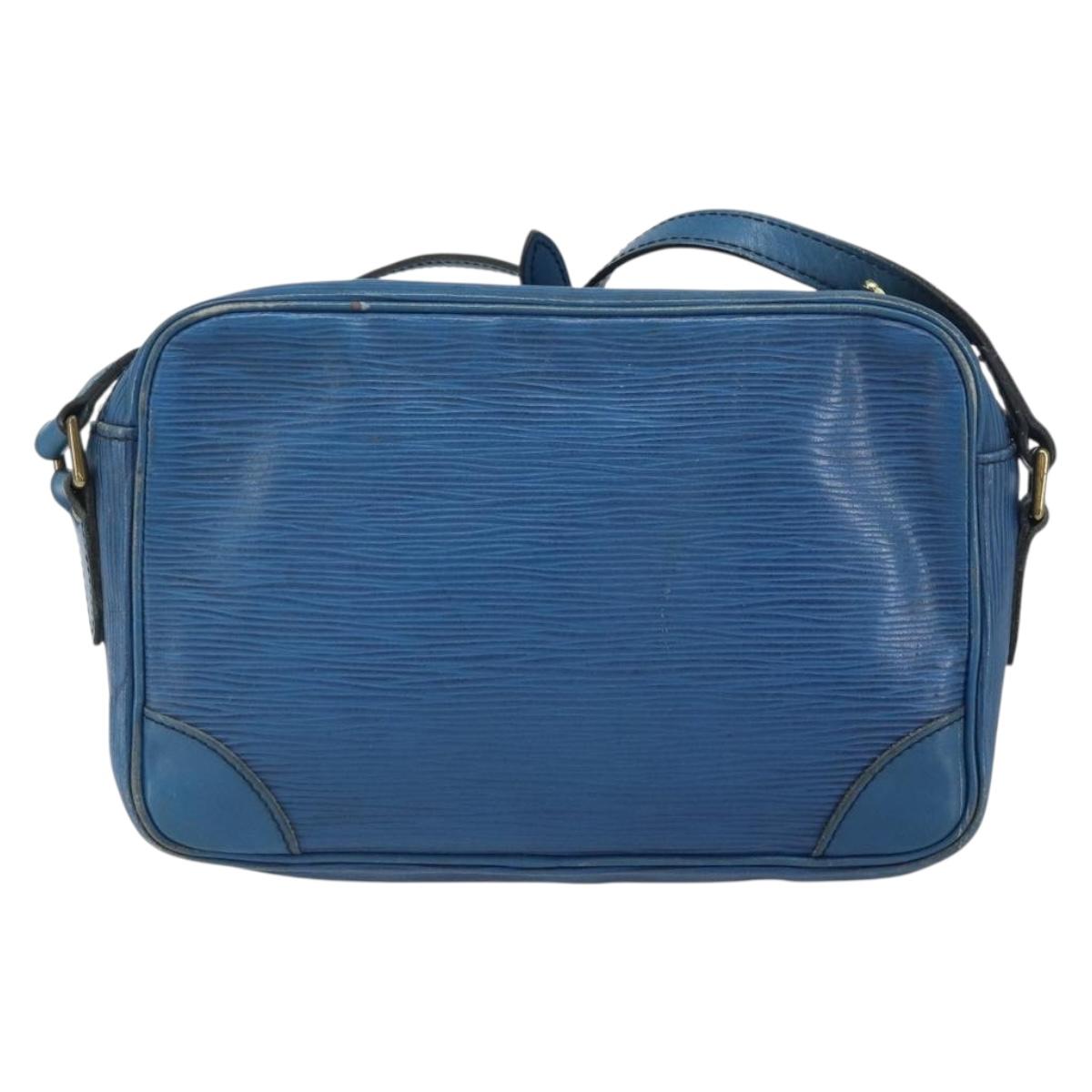 LOUIS VUITTON Epi Trocadero 23 Shoulder Bag Blue M52305 LV Auth hk3354