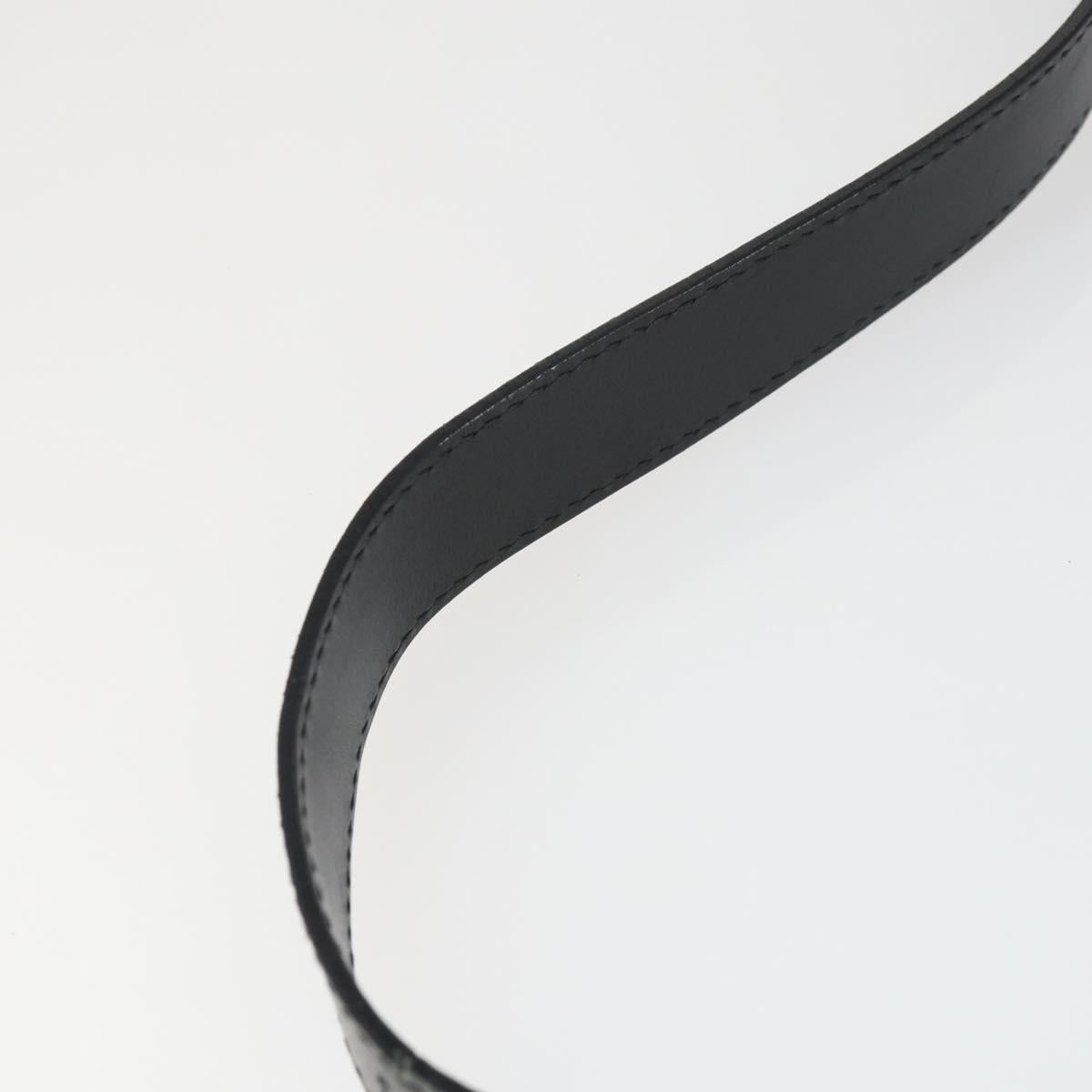 GUCCI GG Canvas Shoulder Bag Black Silver 101654 Auth hk3369