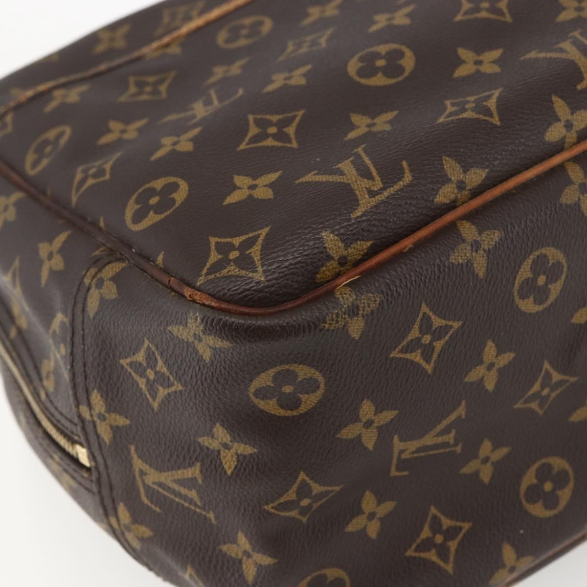 LOUIS VUITTON Monogram Deauville Hand Bag M47270 LV Auth hk3386