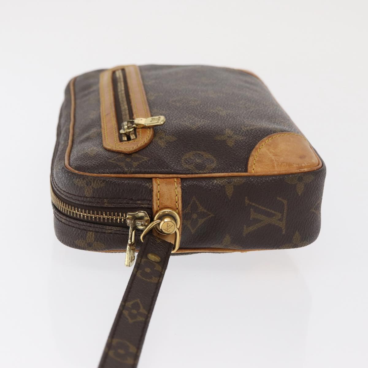 LOUIS VUITTON Monogram Marly Dragonne GM Clutch Bag M51825 LV Auth hk3387