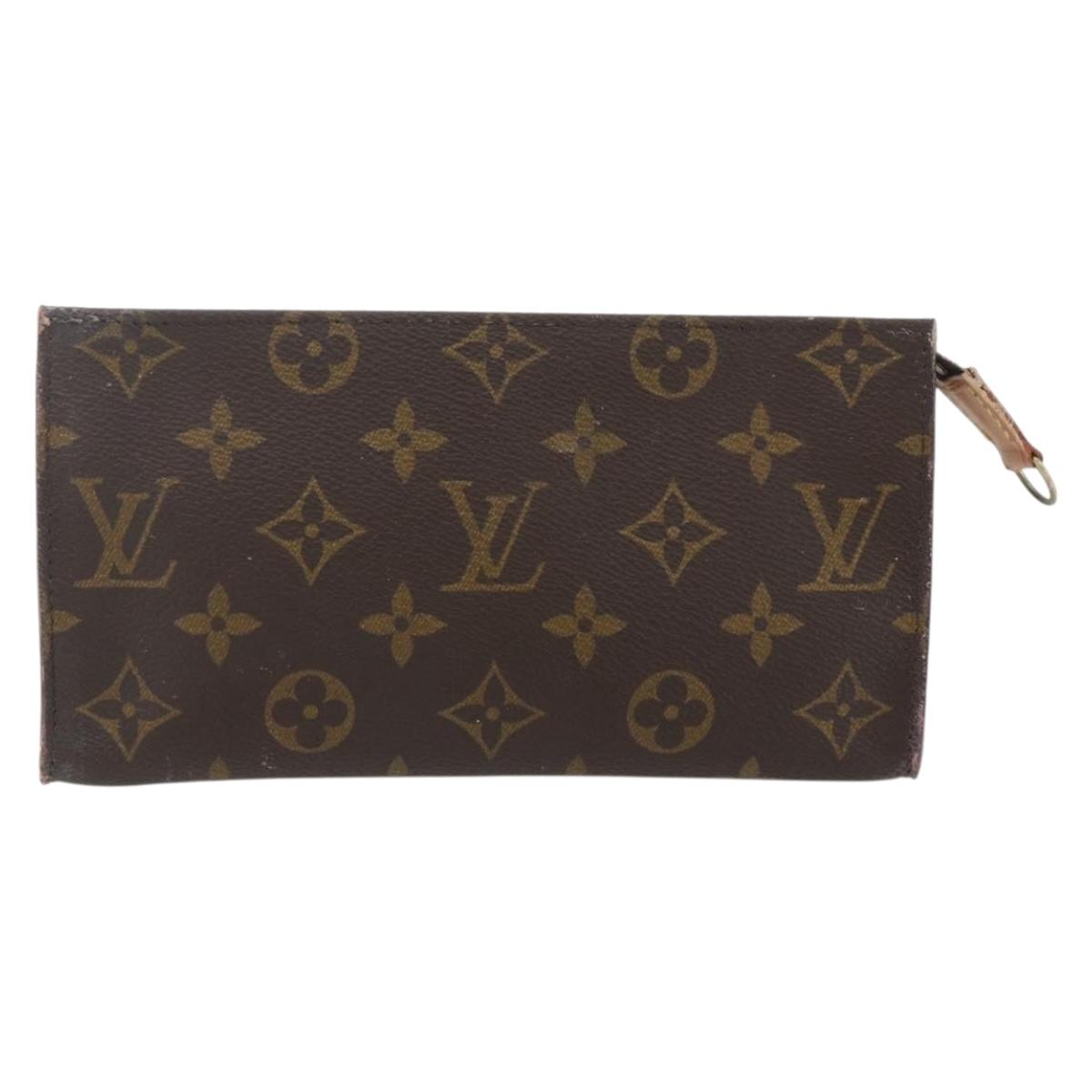 LOUIS VUITTON Monogram Bucket GM Accessory Pouch LV Auth hk3389