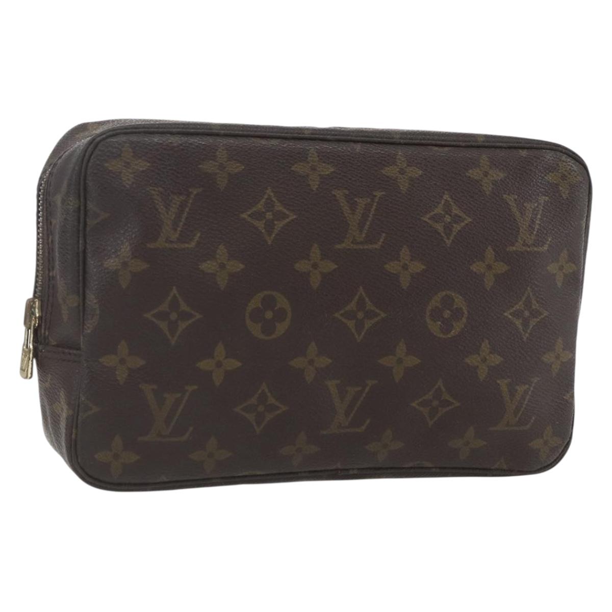 LOUIS VUITTON Monogram Trousse Toilette 23 Clutch Bag M47524 LV Auth hk3401
