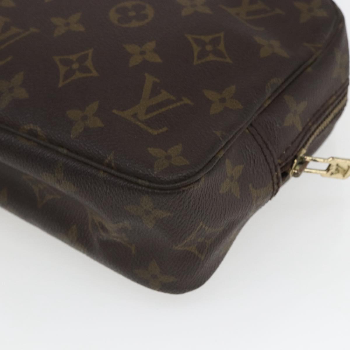 LOUIS VUITTON Monogram Trousse Toilette 23 Clutch Bag M47524 LV Auth hk3401