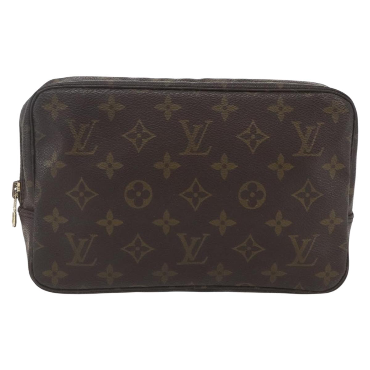 LOUIS VUITTON Monogram Trousse Toilette 23 Clutch Bag M47524 LV Auth hk3401