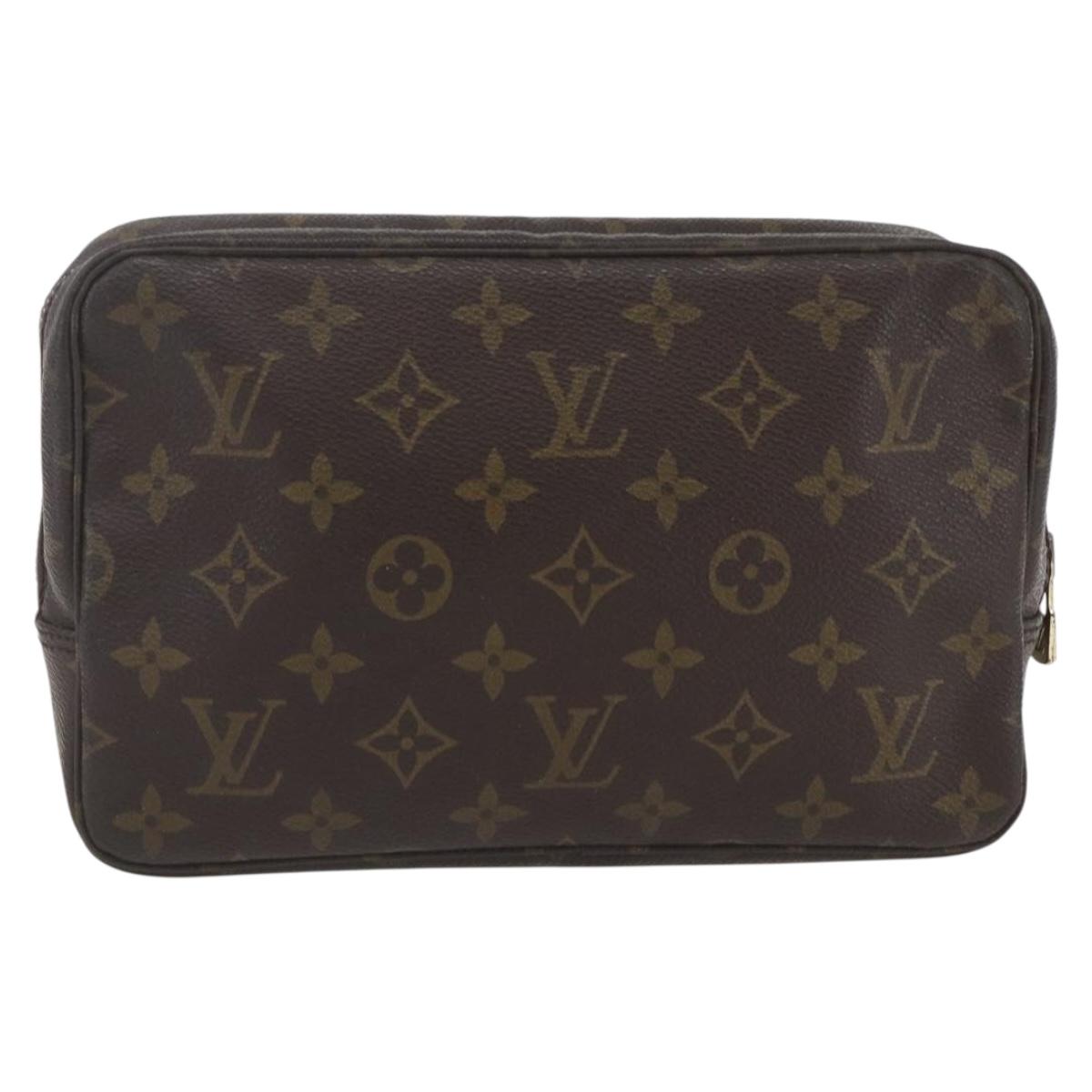 LOUIS VUITTON Monogram Trousse Toilette 23 Clutch Bag M47524 LV Auth hk3401