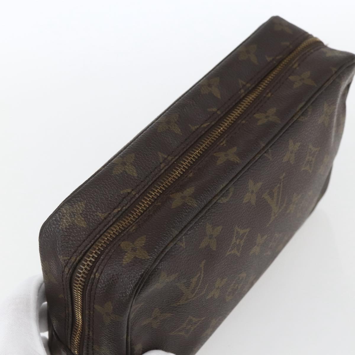 LOUIS VUITTON Monogram Trousse Toilette 23 Clutch Bag M47524 LV Auth hk3401