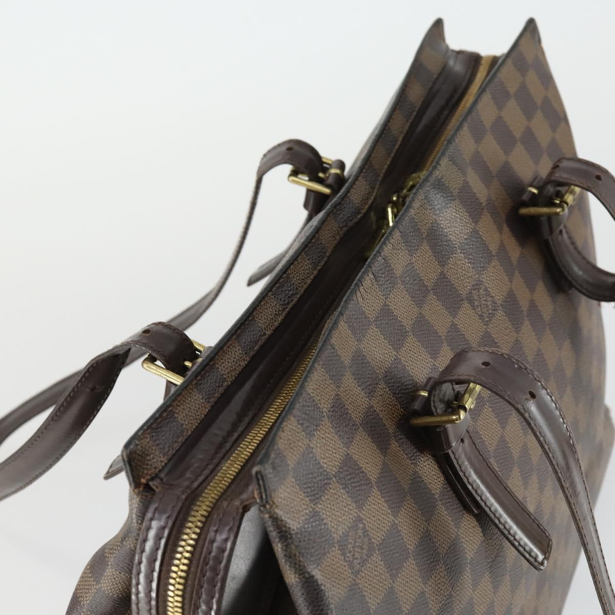 LOUIS VUITTON Damier Ebene Chelsea Tote Bag N51119 LV Auth hk3421