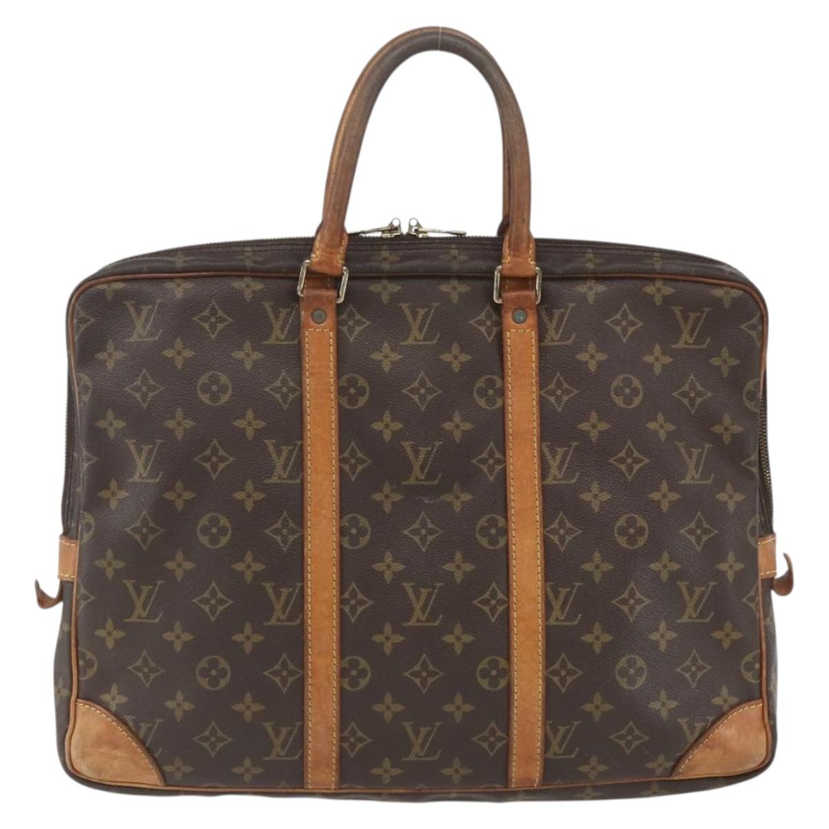 LOUIS VUITTON Monogram Porte Documents Voyage Business Bag M53361 LV Auth hk3424