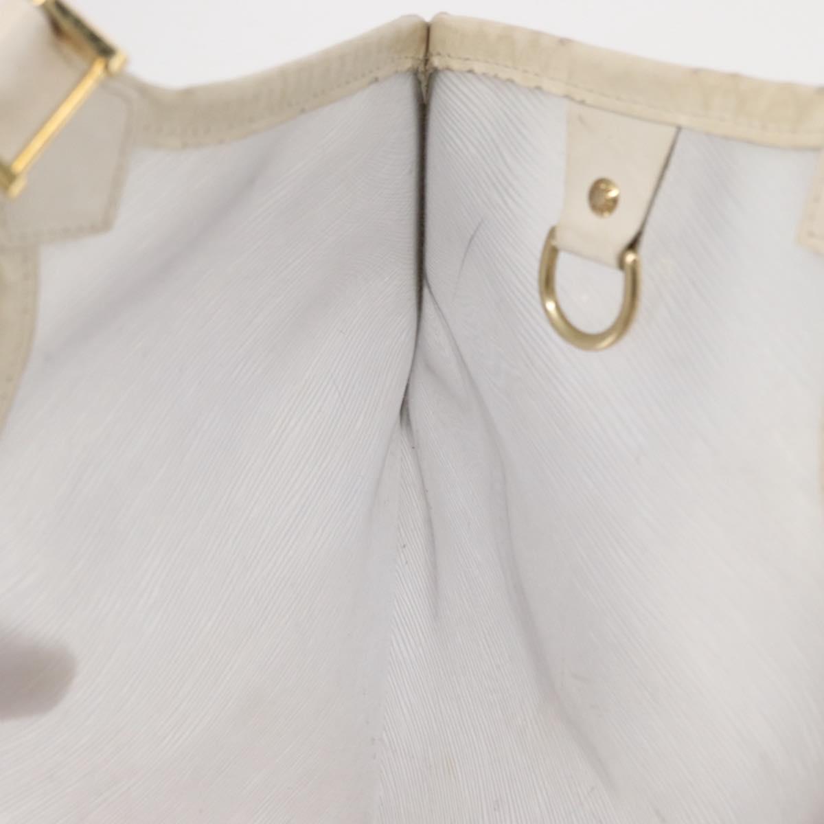 LOUIS VUITTON Epi Plage Via Bag Vinyl Leather Clear White M92153 Auth hk3428