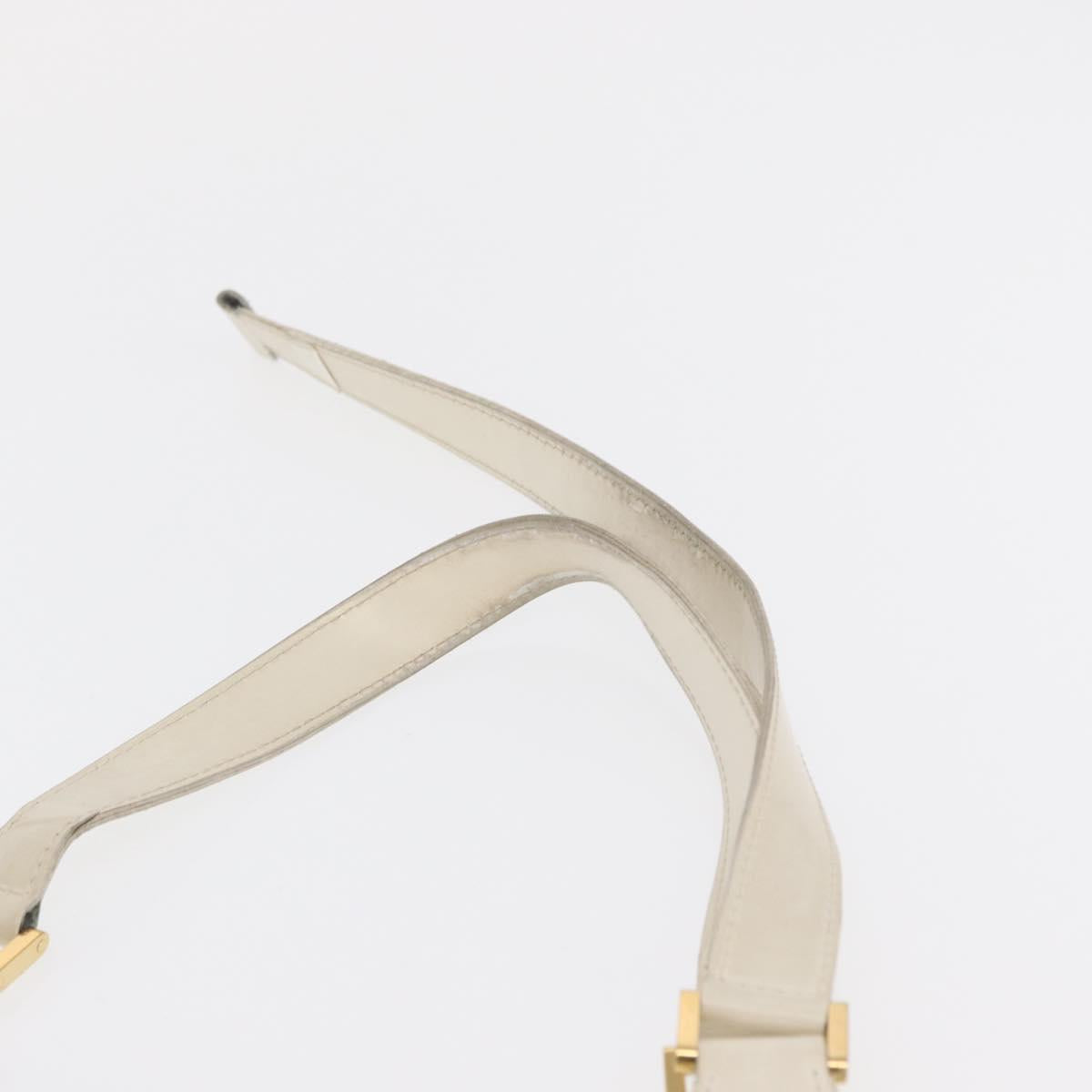 LOUIS VUITTON Epi Plage Via Bag Vinyl Leather Clear White M92153 Auth hk3428