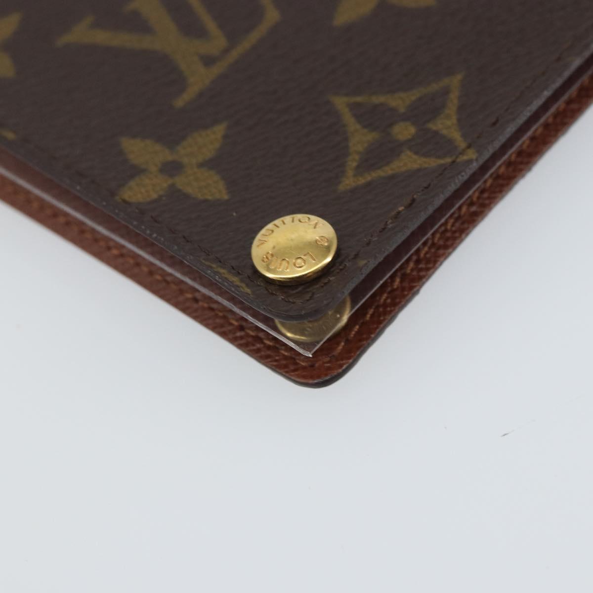 LOUIS VUITTON Monogram Porto Cartes Crdit Pression Card Case M60937 Auth hk3430