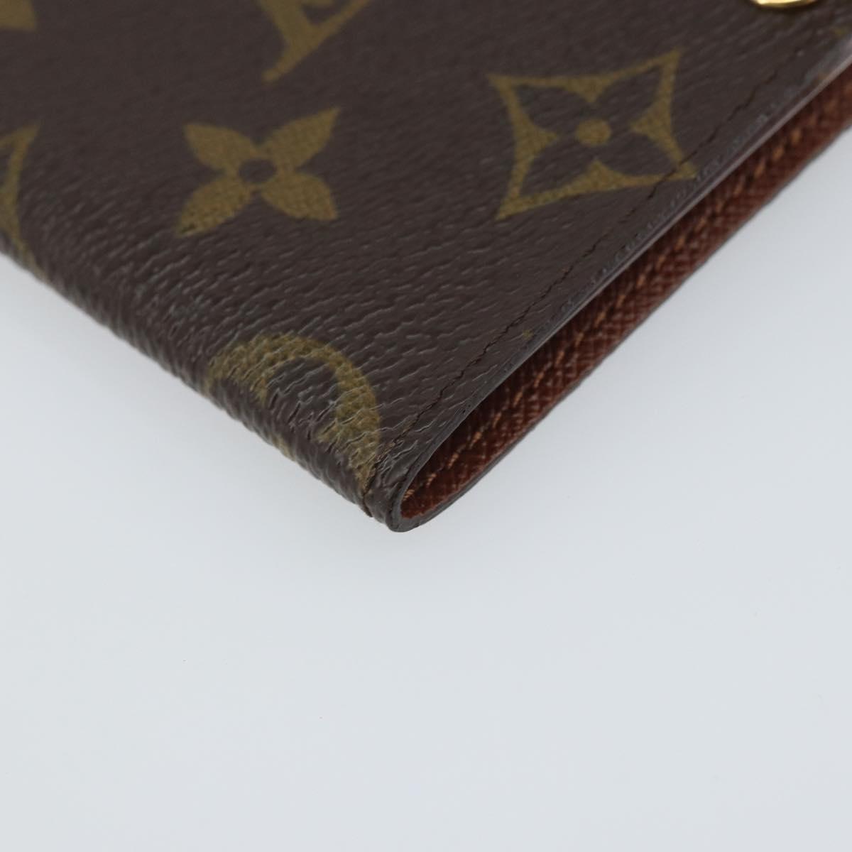 LOUIS VUITTON Monogram Porto Cartes Crdit Pression Card Case M60937 Auth hk3430