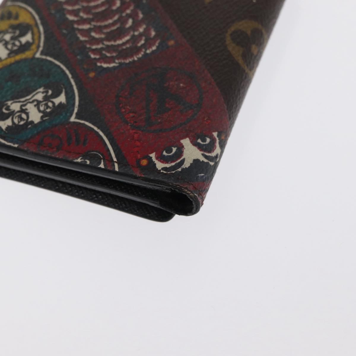 LOUIS VUITTON Monogram Kabuki Portefeuille Victorine Wallet M67253 Auth hk3432