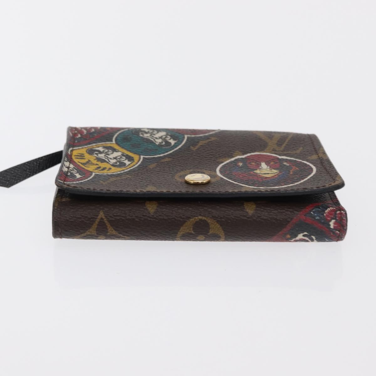 LOUIS VUITTON Monogram Kabuki Portefeuille Victorine Wallet M67253 Auth hk3432