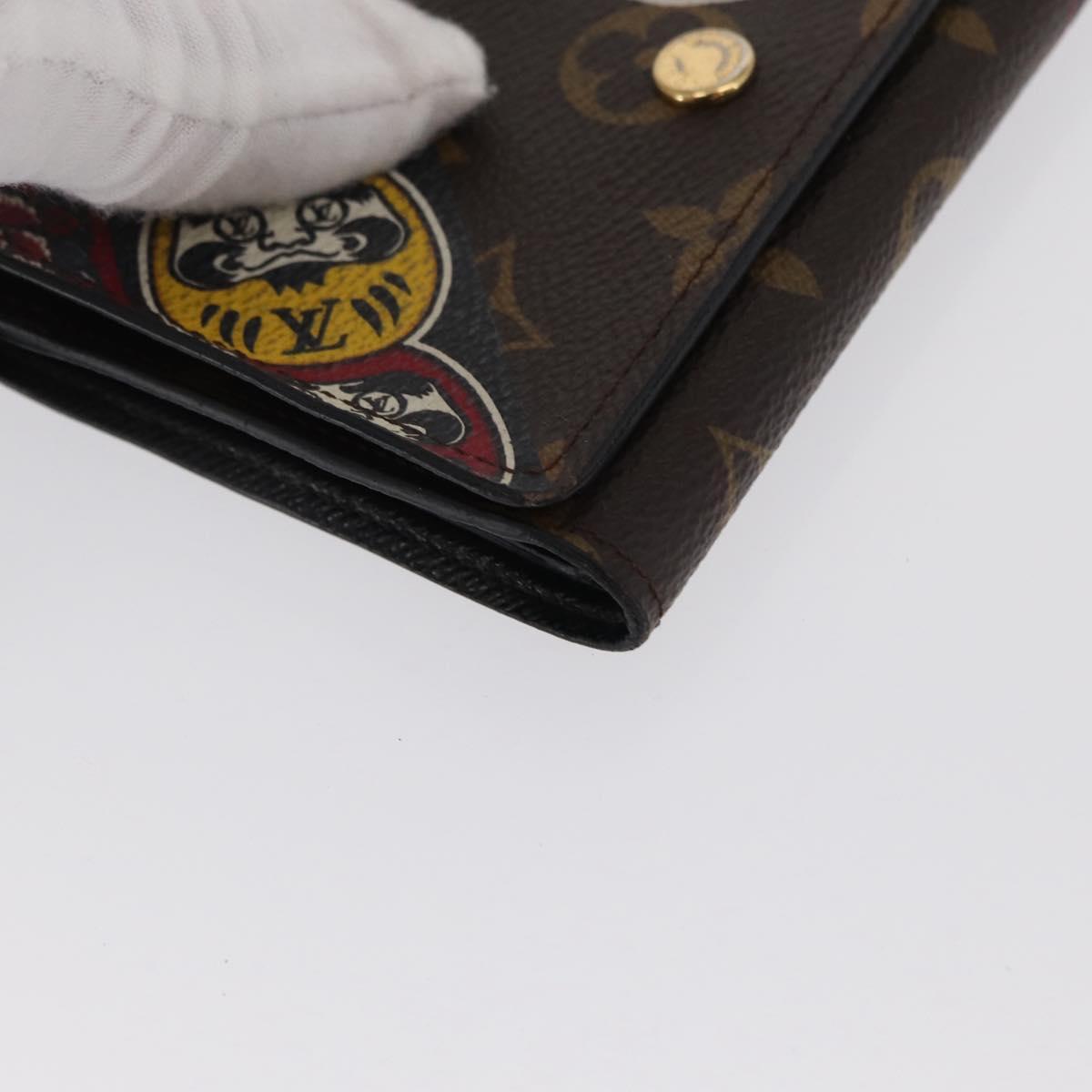 LOUIS VUITTON Monogram Kabuki Portefeuille Victorine Wallet M67253 Auth hk3432