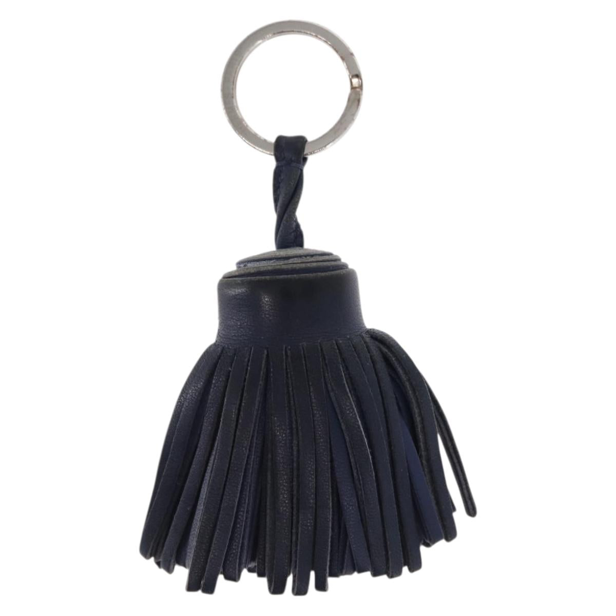 HERMES Carmen Charm Leather Navy Auth hk3436