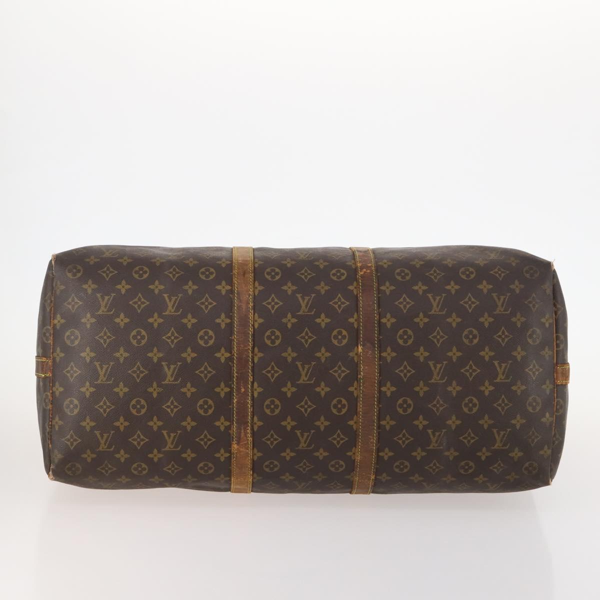 LOUIS VUITTON Monogram Keepall Bandouliere 60 Boston Bag M41412 LV Auth hk3438