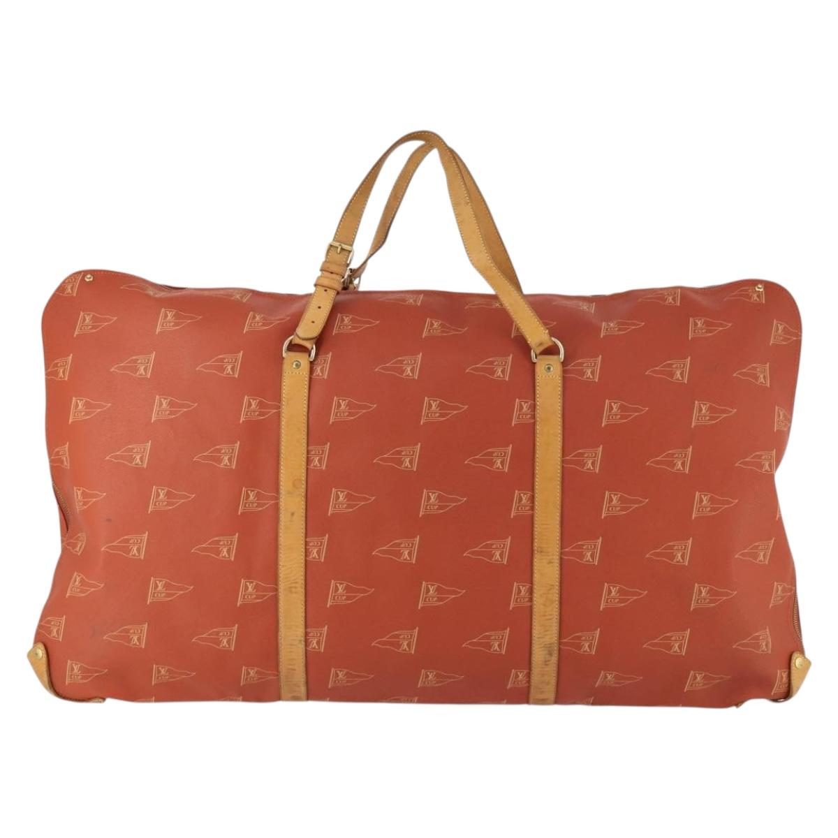LOUIS VUITTON LV Cup Kabul Boston Bag Red M80020 LV Auth hk3439