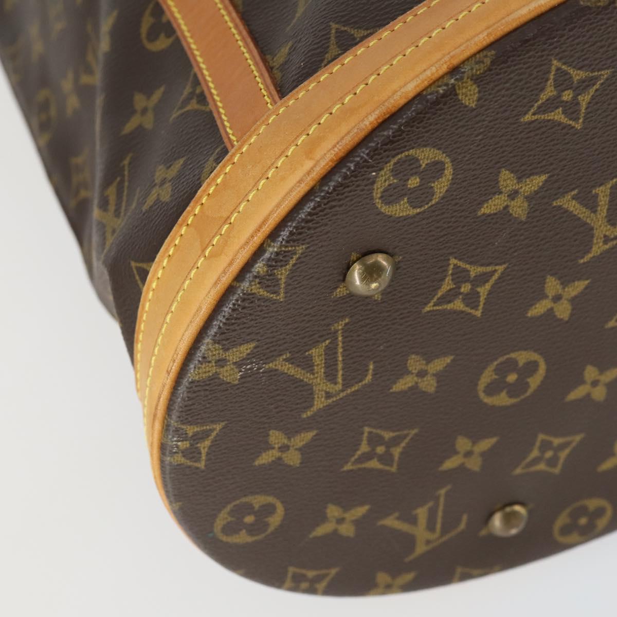 LOUIS VUITTON Monogram Bucket GM Shoulder Bag M42236 LV Auth hk3441