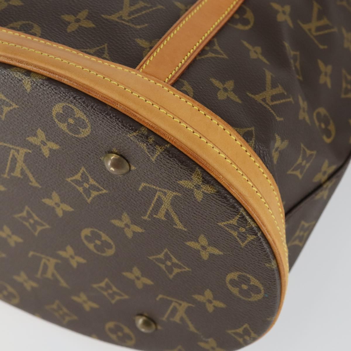LOUIS VUITTON Monogram Bucket GM Shoulder Bag M42236 LV Auth hk3441