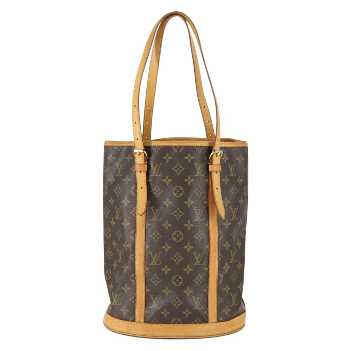 LOUIS VUITTON Monogram Bucket GM Shoulder Bag M42236 LV Auth hk3441