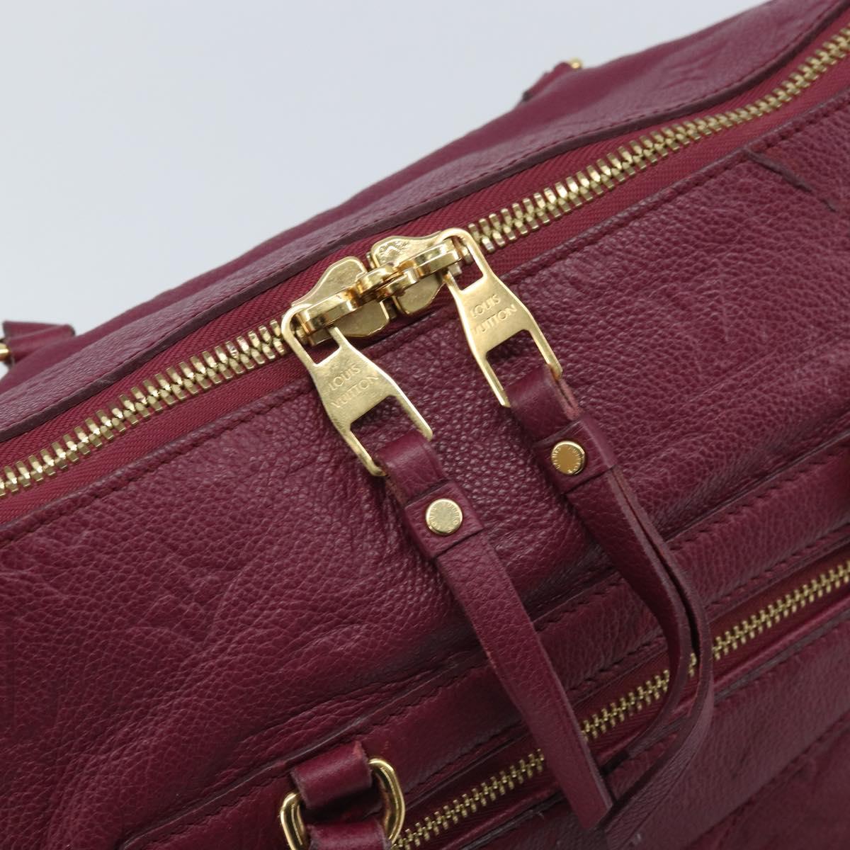 LOUIS VUITTON Monogram Empreinte Lumineuse PM Bag Oroll M94046 LV Auth hk3449