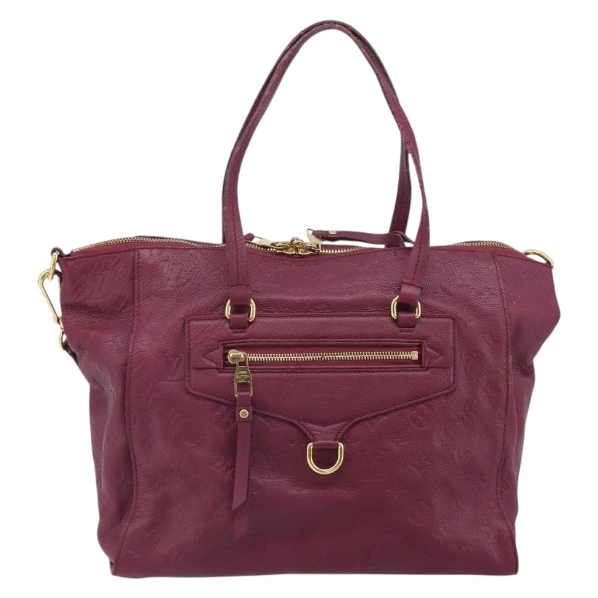 LOUIS VUITTON Monogram Empreinte Lumineuse PM Bag Oroll M94046 LV Auth hk3449