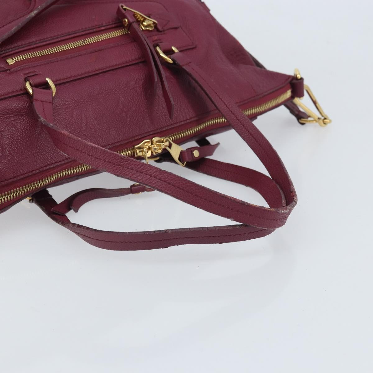 LOUIS VUITTON Monogram Empreinte Lumineuse PM Bag Oroll M94046 LV Auth hk3449