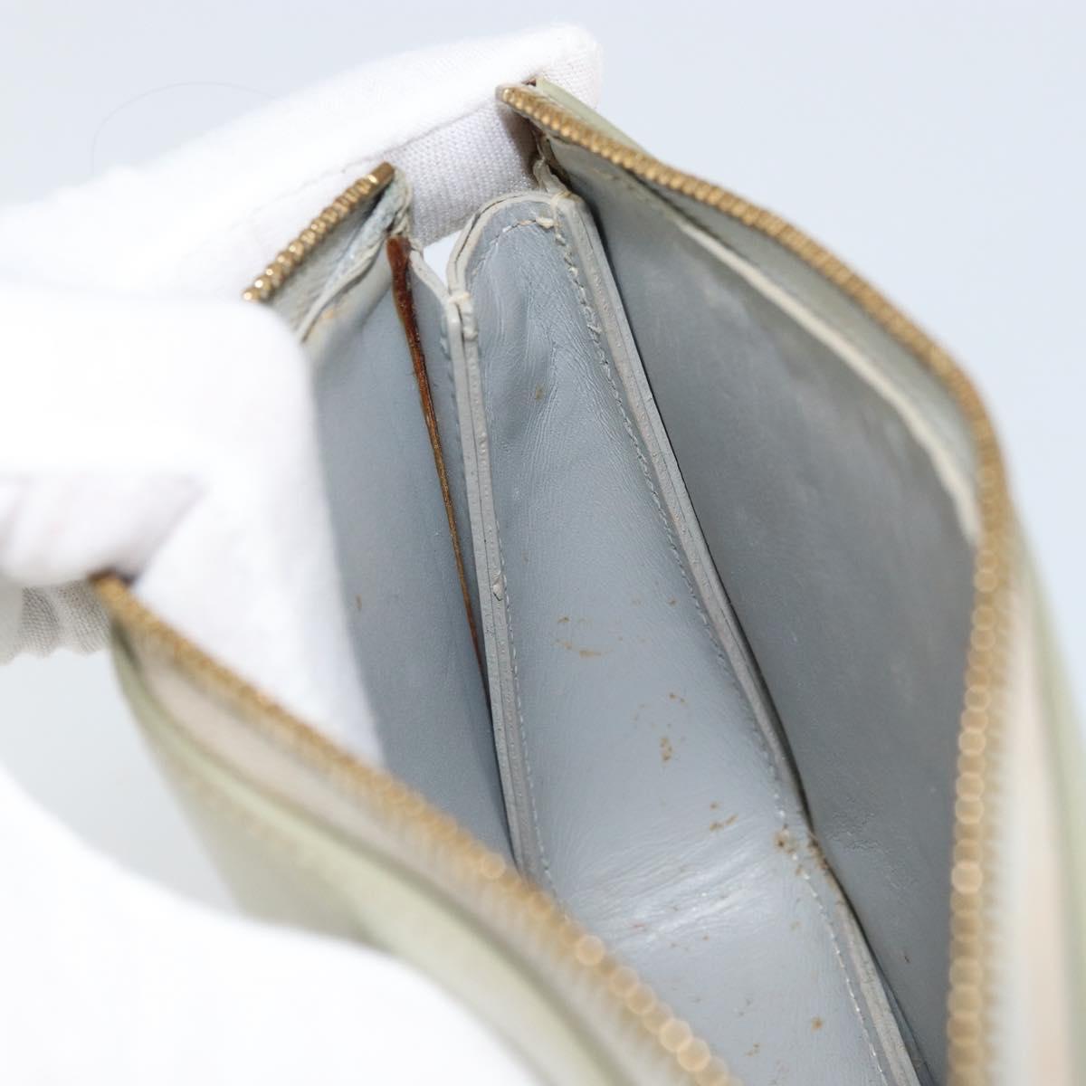 LOUIS VUITTON Monogram Vernis Lexington Accessory Pouch Gris M91056 Auth hk3460